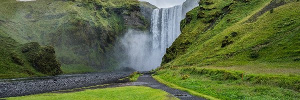 Islandia, Wodospad