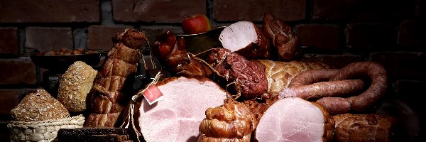 Wędzonka, Mur, Pieczywo, Wędliny