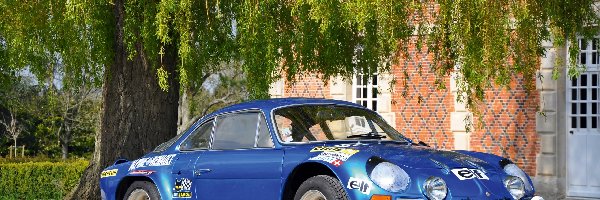 Zabytkowy, 1961, Alpine A-110, Drzewo, Dom