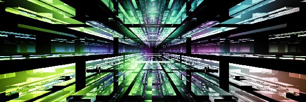 Tunel, Abstrakcja, Grafika