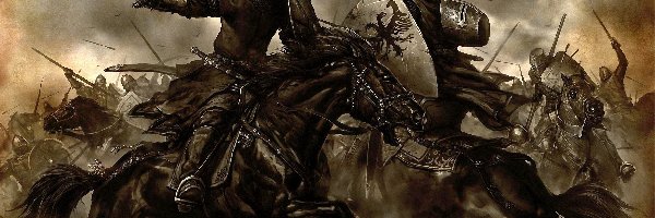Mount and Blade Warband, Bitwa, Rycerze, Miecze, Konie