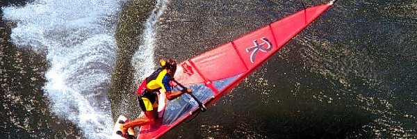 deska, morze, żagiel , Windsurfing