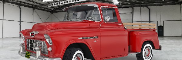 Zabytkowy, 1955, Chevrolet 3100 Pickup