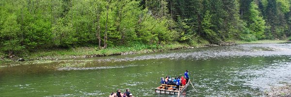 Pieniny, Kajakowy, Spływ, Dunajec, Rzeka