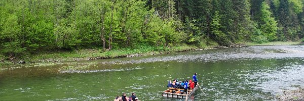 Pieniny, Kajakowy, Spływ, Dunajec, Rzeka