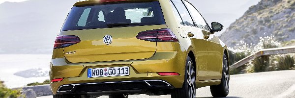 Tył, 2017, Volkswagen Golf 7 Facelift