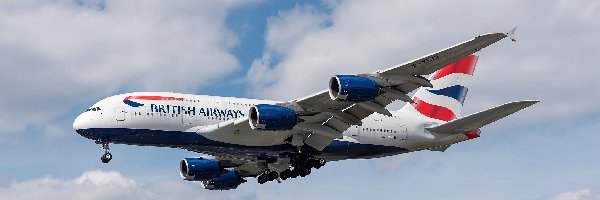 British Airways, Airbus A380, Samolot pasażerski