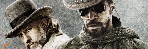 Django Unchained, Christoph Waltz, Jamie Foxx, Kapelusz, Western