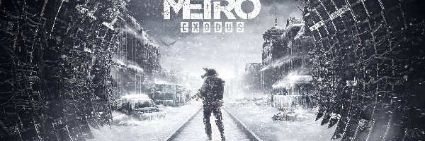 Gra, Tunel, Metro Exodus, Żołnierz, Tory