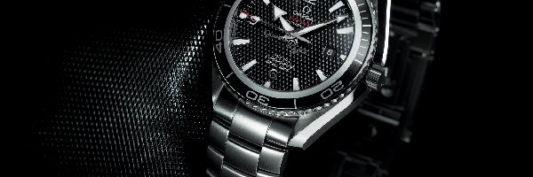 Omega Seamaster Planet Ocean Co-axial 600m, Czarna tarcza, Edycja limitowana Quantum of Solace, Zegarek