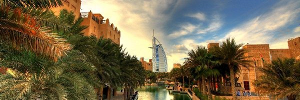 Zjednoczone Emiraty Arabskie, Hotel, Burj Al Arab, Palmy, Dubaj