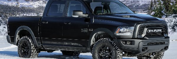 Bok, Dodge Ram 1500, Czarny