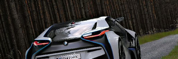 BMW i8, BMW Vision ConnectedDrive, Tył