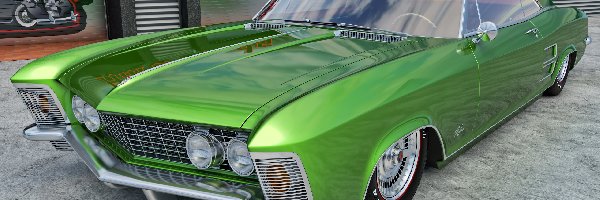 Buick Riviera, Zabytkowy, 1962, Zielony