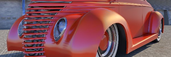 1938, 3D, Zabytkowy, Ford Street Rod