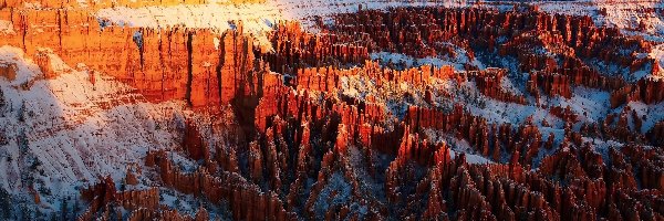 Kanion, Skały, Park Narodowy Bryce Canyon, Stany Zjednoczone, Stan Utah