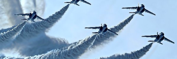 Dym, Samoloty