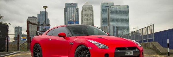 Czerwony, Skyline, Nissan, GT-R, R35