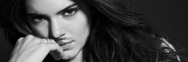 Kendall Jenner, Czarno-Białe, Modelka, Kobieta