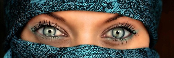 Burka, Oczy, Kobieta