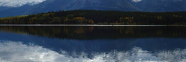 Jezioro, Góry, Kanada