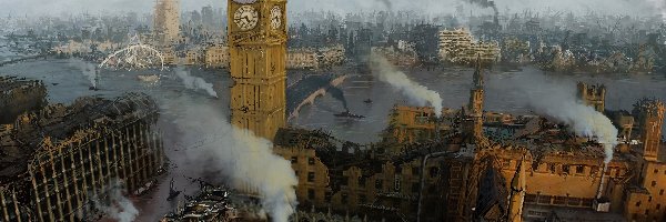 Londyn, Ruina, Apokaliptyczny, Big Ben