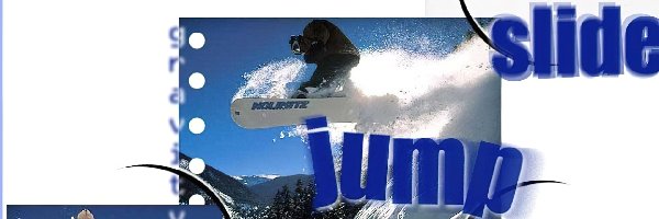 Snowbording, śnieg, deska , jump, snowboardzista
