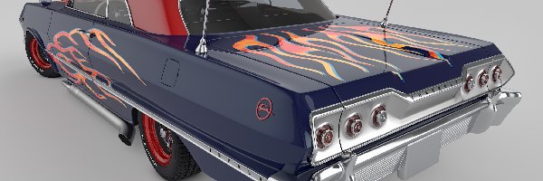 1963, Zabytkowy, Chevrolet Impala