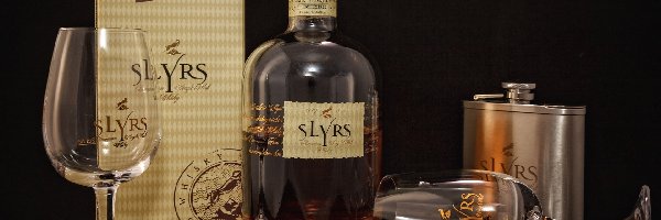 Whisky, Kartonik, Slyrs, Piersiówka, Kieliszki