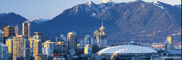 Vancouver, Góry, Miasto, Kanada