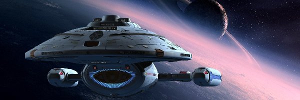 Voyager, Kosmiczny Star Trek, Statek, StarTrek