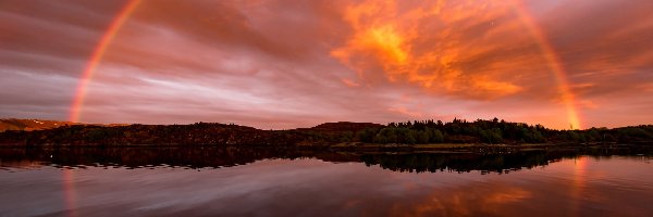 Tęcza, Morze Norweskie, Norwegia