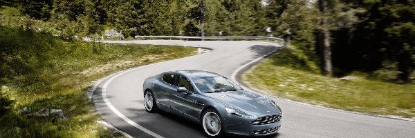 Droga, Zakręt, Aston Martin Rapide