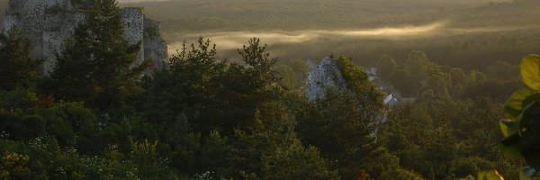 Skały, Zamku, Ruiny