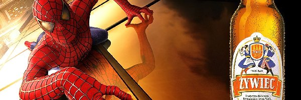 spider man, Piwo Żywiec, Piwo