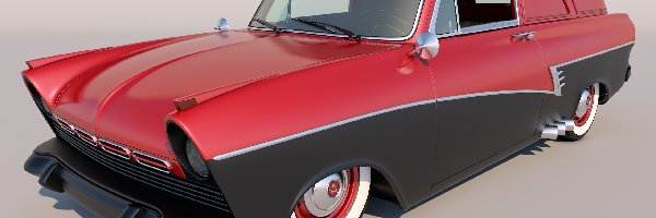 Ford Taunus 17M P2, 3D, 1957, Zabytkowy