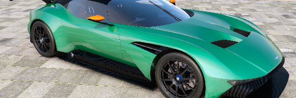 2016, Aston Martin Vulcan, Zielony