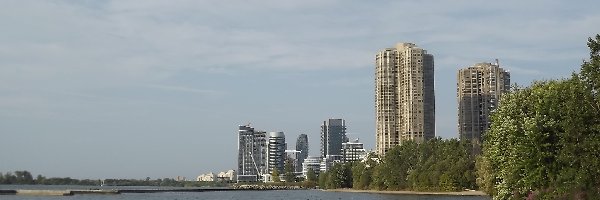 Ontario, Nad Jeziorem, Jezioro, Kanada, Domy, Architektura