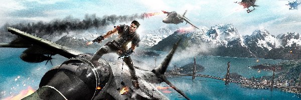 Żołnierz, Walka, Samoloty, Just Cause 2