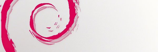 Linux Debian, zawijas, ślimak, grafika, muszla