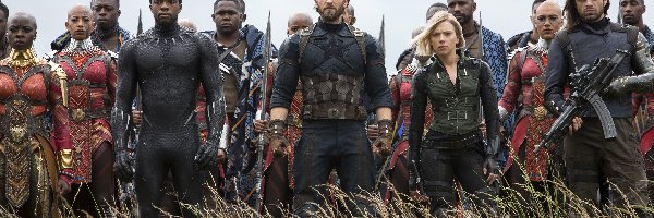 Chris Evans, Avengers Infinity War, Anthony Mackie, Scarlett Johansson, Avengers Wojna bez granic, Film