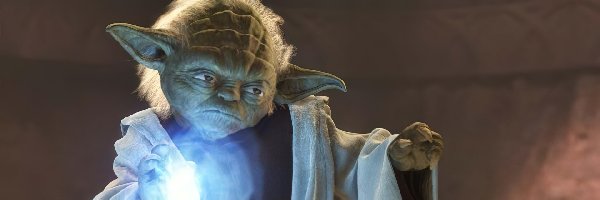 Yoda, napis, czary, Star Wars