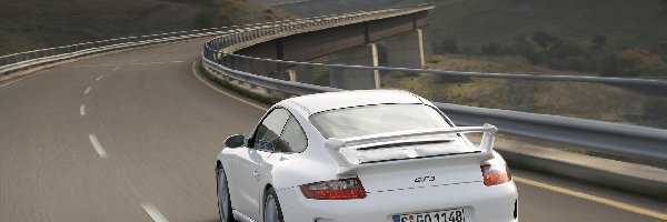 Białe, Porsche GT3, Estakada