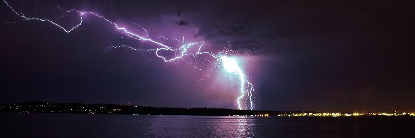 Piorun, Burza, Jezioro