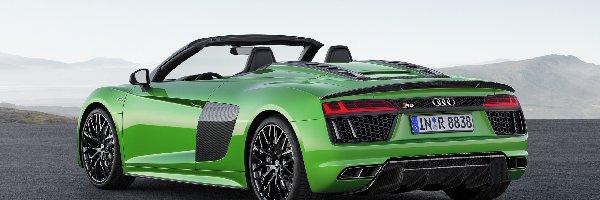 2017, Audi R8 Spyder V10 Plus, Zielone