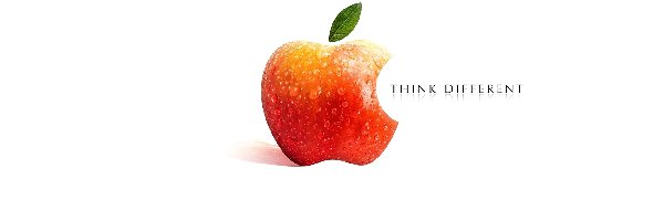 Jabłko, Apple, Logo, Nadgryzione
