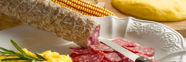 Kukurydza, Polenta, Kiełbasa