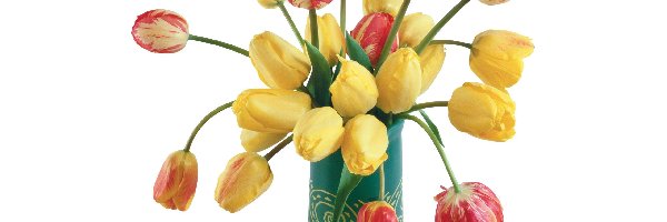 Wazon, Tulipany