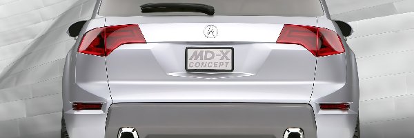 Acura MDX, Wydech, Wycieraczka, Tył