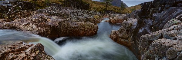 Szkocja, Rzeka Etive, Skały